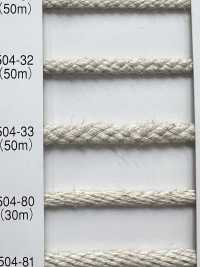 5504-33 Linen Series Round Cord Eight-Ply[Ribbon Tape Cord] RIVER Sub Photo
