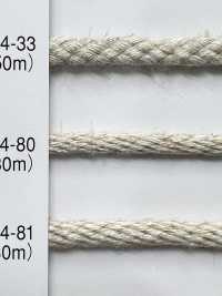 5504-80 Linen Series Round Cord Kongouchi[Ribbon Tape Cord] RIVER Sub Photo