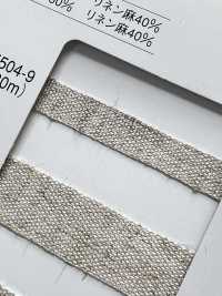 5504-9 Linen Series Plain Woven Tape[Ribbon Tape Cord] RIVER Sub Photo