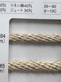 5504-84 Linen Series Round Cord Kongouuchi[Ribbon Tape Cord] RIVER Sub Photo