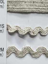 R-5505-21S Linen Series Mountain Path Braid[Ribbon Tape Cord] RIVER Sub Photo