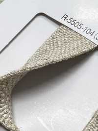 R5505-104 Linen Series Rubber Tape[Ribbon Tape Cord] RIVER Sub Photo