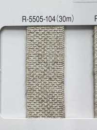 R5505-104 Linen Series Rubber Tape[Ribbon Tape Cord] RIVER Sub Photo