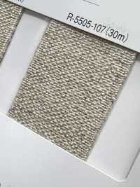 R-5505-107 Linen Series Rubber Tape[Ribbon Tape Cord] RIVER Sub Photo