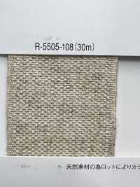 R-5505-108 Linen Series Rubber Tape[Ribbon Tape Cord] RIVER Sub Photo