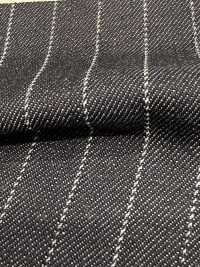 810-YW Needle-punched Striped Denim 11oz[Textile / Fabric] Yoshiwa Textiles Sub Photo