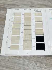 NO5502-24 Belt Tape With Striped Selvedge Woven[Ribbon Tape Cord] RIVER Sub Photo