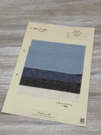 8352-RP 30/1 Linen Indigo & Sulfurized Dungaree[Textile / Fabric] ARINOBE Sub Photo