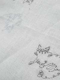 1026-648-1 60 Lawn Embroidery Cat[Textile / Fabric] HOKKOH Sub Photo