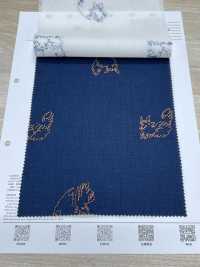 1026-648-1 60 Lawn Embroidery Cat[Textile / Fabric] HOKKOH Sub Photo