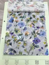DP-5000-3 60 Lawn Digital Print Watercolor Flowers[Textile / Fabric] HOKKOH Sub Photo