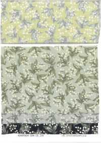 KTS7135 Broadcloth With Small Floral And Cat Print[Textile / Fabric] Cotton Kobayashi Sub Photo