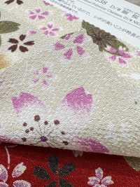 KKP2338-D-NSAKURA Futako Chirimen Lively Cherry Blossom[Textile / Fabric] Uni Textile(Komon Studio) Sub Photo