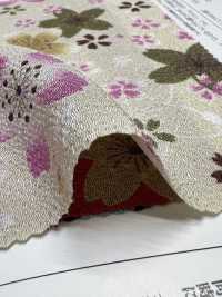 KKP2338-D-NSAKURA Futako Chirimen Lively Cherry Blossom[Textile / Fabric] Uni Textile(Komon Studio) Sub Photo