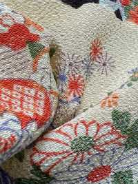 KKP2338-D-YUGA Futako Chirimen Yuga[Textile / Fabric] Uni Textile(Komon Studio) Sub Photo