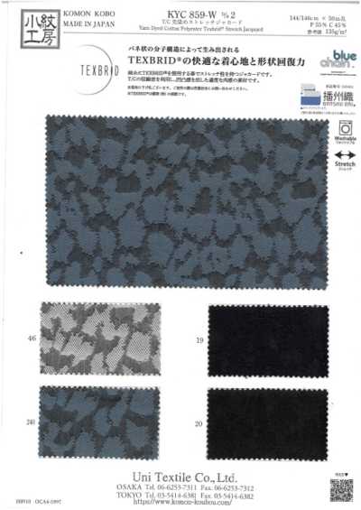 KYC859-WD-2 T/C Yarn Dyed Stretch Jacquard