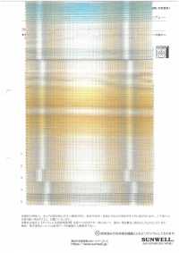 35527 Yarn-dyed Organic Cotton/ Linen/ Ramie Lawn Pale Ombre[Textile / Fabric] SUNWELL Sub Photo