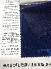 FC7070-ID Fancy Corduroy(Set) Indigo[Textile / Fabric] Kumoi Beauty Sub Photo