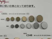 C601 Metal Button Painted Finish DAIYA BUTTON(DAIYA BUTTON) Sub Photo