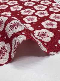 KKP3338-D-UMEARARE Futako Chirimen Plum Rice Crackers[Textile / Fabric] Uni Textile(Komon Studio) Sub Photo