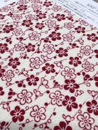 KKP3338-D-NAGAREUME Futako Chirimen Flowing Plum Blossoms[Textile / Fabric] Uni Textile(Komon Studio) Sub Photo