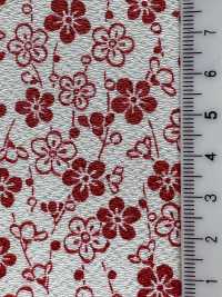 KKP3338-D-NAGAREUME Futako Chirimen Flowing Plum Blossoms[Textile / Fabric] Uni Textile(Komon Studio) Sub Photo
