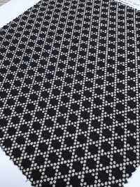 KKP3338-D-KAGOME Futako Chirimen Kagome Komon[Textile / Fabric] Uni Textile(Komon Studio) Sub Photo