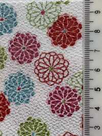 KKP2338-D-HAIKARA Futako Chirimen Haikara Kogiku[Textile / Fabric] Uni Textile(Komon Studio) Sub Photo