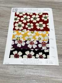 KKP2338-D-MODANSKR Futako Chirimen Modern Cherry Blossom[Textile / Fabric] Uni Textile(Komon Studio) Sub Photo