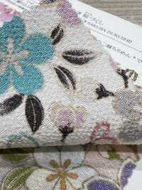 KKP2338-D-SKRZKS Futako Chirimen Cherry Blossoms[Textile / Fabric] Uni Textile(Komon Studio) Sub Photo