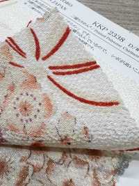 KKP2338-D-SKRMSB Futako Chirimen Sakura Musubi[Textile / Fabric] Uni Textile(Komon Studio) Sub Photo