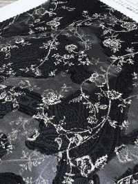 KKP4193-D301-75 Chiffon Cut Jacquard[Textile / Fabric] Uni Textile(Komon Studio) Sub Photo