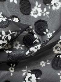 KKP4193-D119-50 Chiffon Cut Jacquard[Textile / Fabric] Uni Textile(Komon Studio) Sub Photo