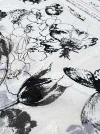 KKP4193-D100-98 Chiffon Cut Jacquard[Textile / Fabric] Uni Textile(Komon Studio) Sub Photo