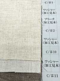 LMM2280 Cotton Linen Selvedge Light Ounce Colored Denim 5oz[Textile / Fabric] Yoshiwa Textiles Sub Photo
