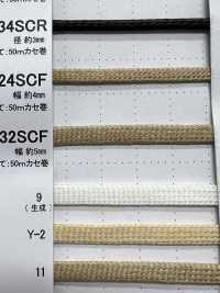 32SCF Silicone Coated Cord 5mm[Ribbon Tape Cord] Cordon Sub Photo