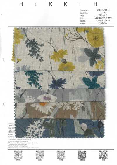 7026-1710-2 CL Sheeting Margaret