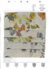 7026-1710-3 CL Loomstate With Watercolor Floral Pattern