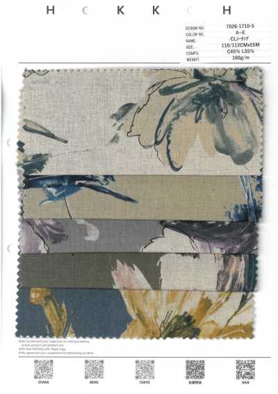 CL Sheeting Touch Large Floral