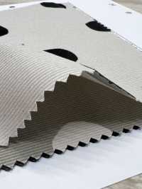 7026-1720-6 21W Corduroy Hand-painted Circle[Textile / Fabric] HOKKOH Sub Photo