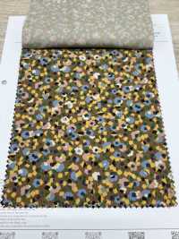 4026-1755-3 21W Corduroy Geometric Flower[Textile / Fabric] HOKKOH Sub Photo