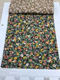 4026-1755-3 21W Corduroy Geometric Flower[Textile / Fabric] HOKKOH Sub Photo