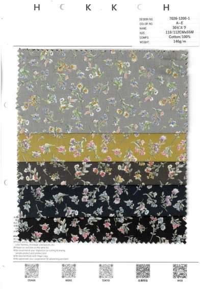 7026-1200-1 30 Viyella Small Floral