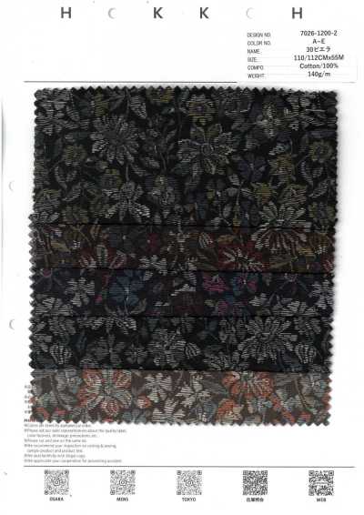 7026-1200-2 30 Viyella Touch Medium Floral