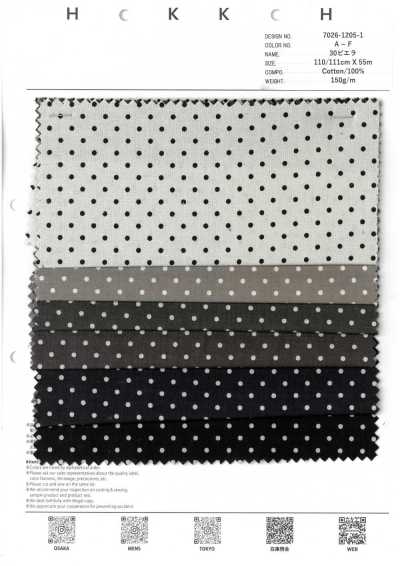 7026-1205-1 30 Viyella Jintan Dot