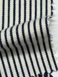 HK2220W Okayama-made Indigo Yarn Dyed Hickory, One Wash[Textile / Fabric] KOYAMA Sub Photo