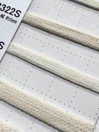 C441S Natural Material Cord PART1 C441S Bag Cord 4.0mm[Ribbon Tape Cord] Cordon Sub Photo