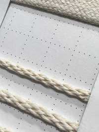 RC1632 Natural Material Cord PART1 Lacy Cotton RC1632 Round Cord 3.0mm[Ribbon Tape Cord] Cordon Sub Photo