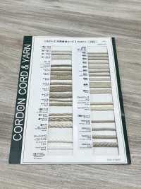 LR2 Natural Material Cord PART2 Linen Rayon 2 Round Cord 4.0mm[Ribbon Tape Cord] Cordon Sub Photo