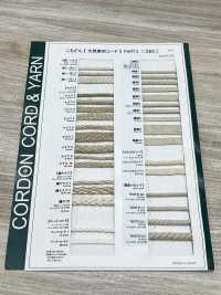 LR3 Natural Material Cord PART2 Linen Rayon 3 Bag Cord 8.5mm[Ribbon Tape Cord] Cordon Sub Photo